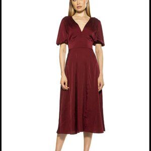 Alexia Admor Nola Dress in Cranberry/Red Size 8